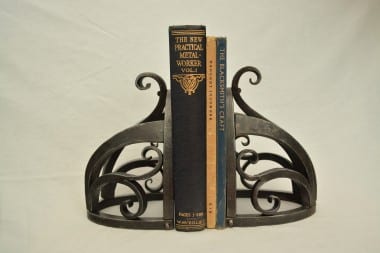 Hand Forged Bookends, Kyle Swann, Swann Forge, Blacksmith