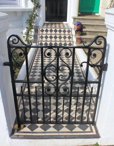 Traditional Gate, Hand Forged Handrail, Railings, Blacksmith, Wrought Iron, Bespoke