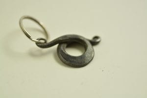 Blacksmith, Hand Forged, Key Ring, Troll Cross, Viking, Sussex London