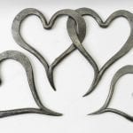 Hearts, Always and Forever, Blacksmith , Love, Wedding, Birthday, Christmas, Valentines Day, Mother's Day, Forged