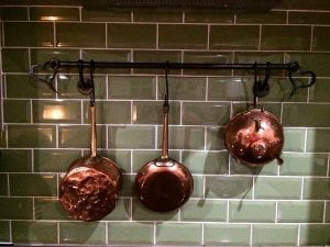 Pan Rack, Copper Pans, Kitchen, Home Interior, Design, Style. Heart